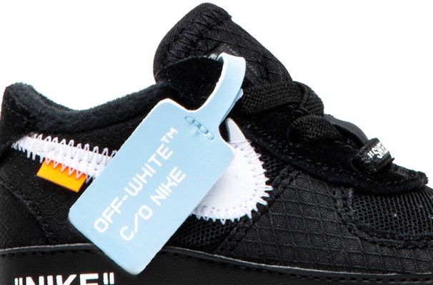 Infant Off White x Nike Air Force 1 Low Black White BV0854 001