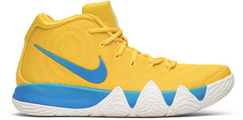 Kyrie 4 2025 blue and orange
