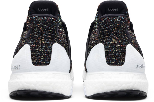 Adidas ultra boost 4.0 black deals multicolor white heel cage