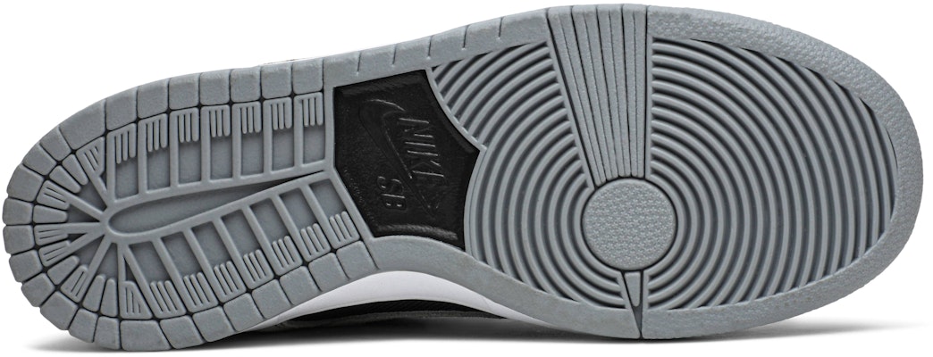 Nike SB Zoom Dunk Low Pro Black Wolf Grey White Men's - 854866-001