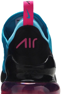 Nike Air Max 270 South Beach Light Blue Fuchsia Pink Black BV6078-400 Men's  10