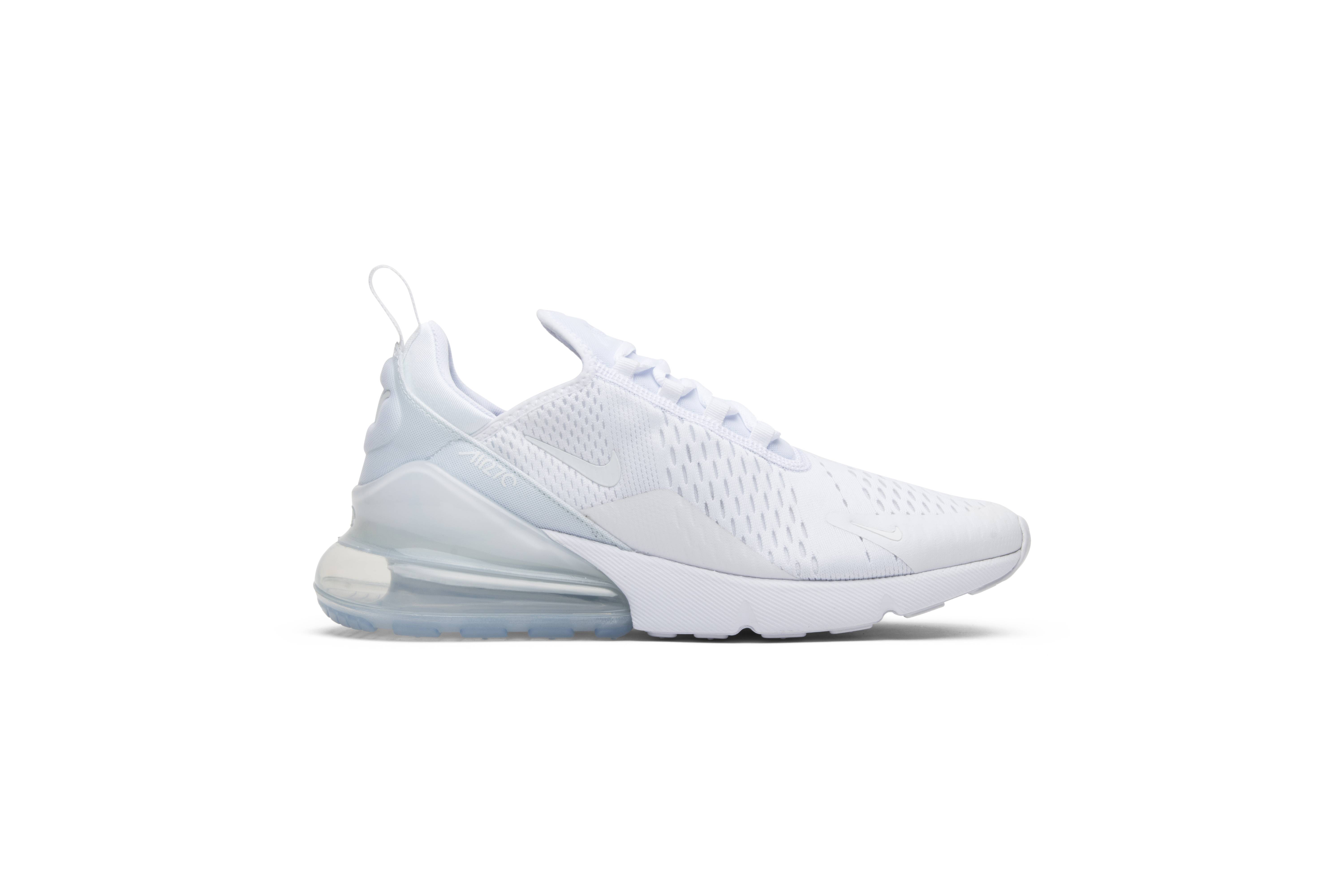 air max 270 triple white flyknit