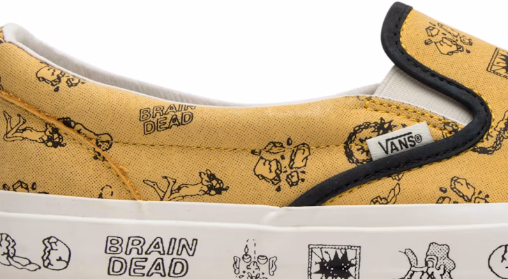 Brain Dead x Vans Classic Slip-On LX 'Aspen Gold' VN0A38FJN8B Order Brain Dead x Vans Classic Slip-On LX 'Aspen Gold' VN0A38FJN8B
