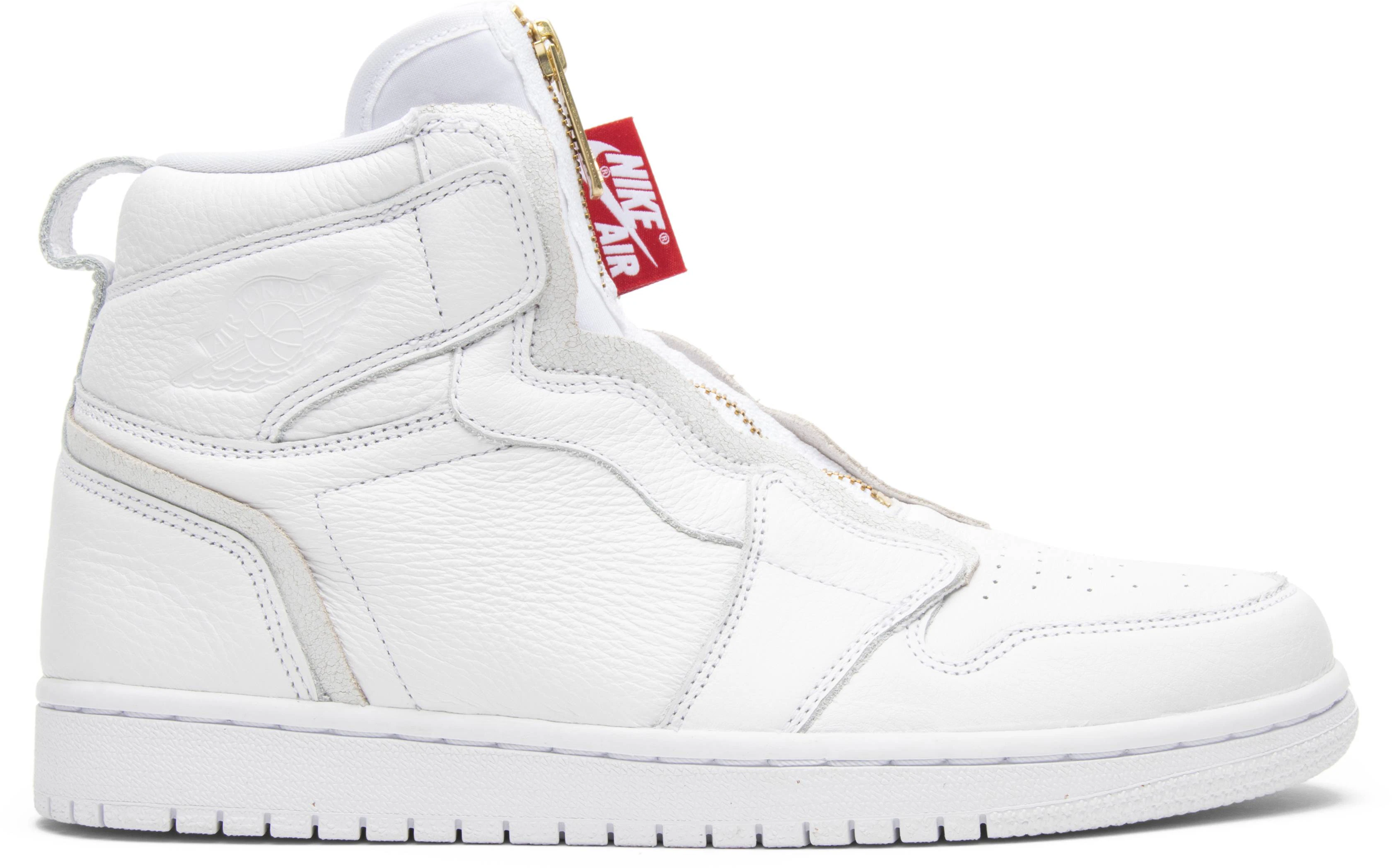Women Air Jordan 1 Retro High Zip White AQ3742 116 AQ3742 116