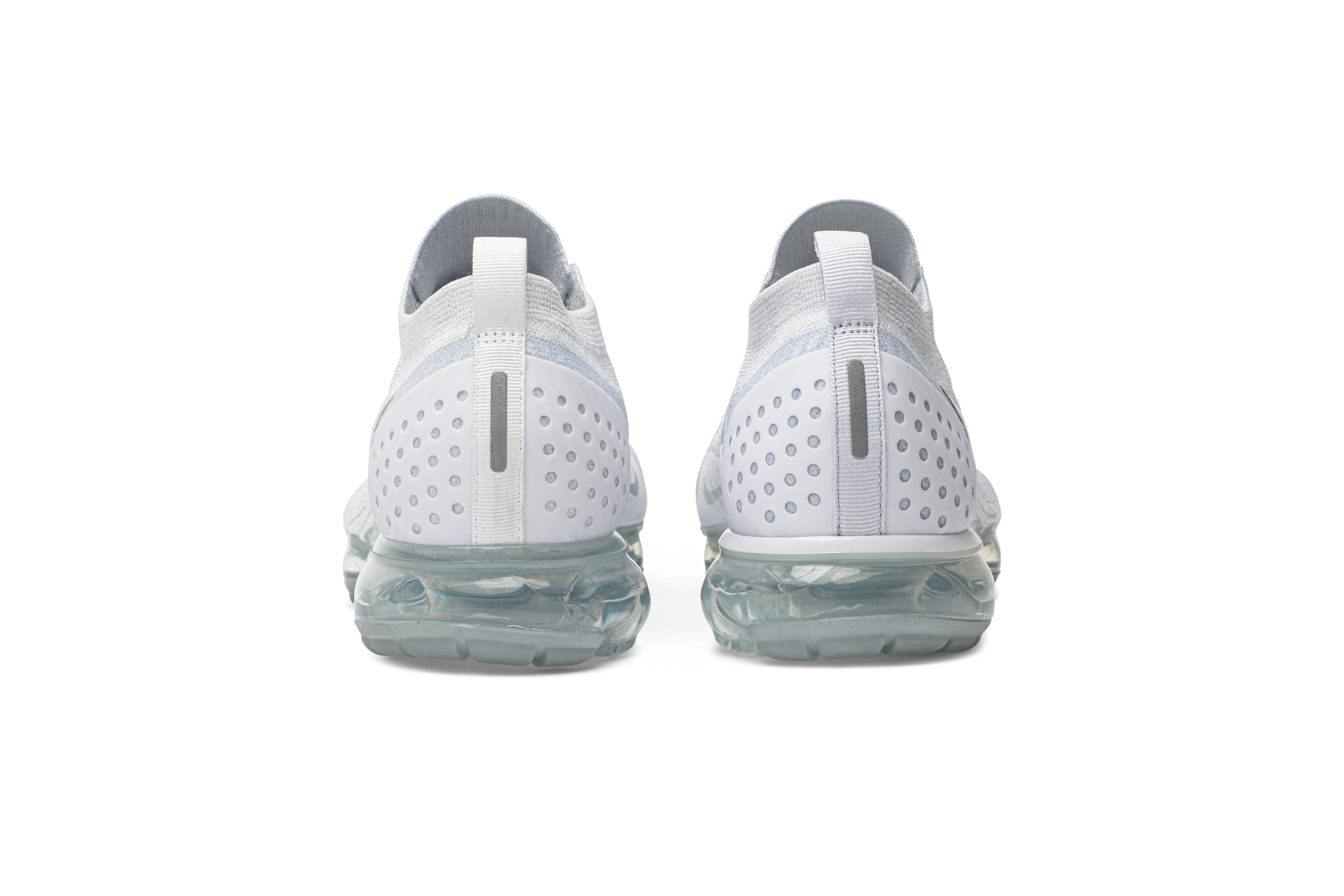 air vapormax flyknit 2 white vast grey