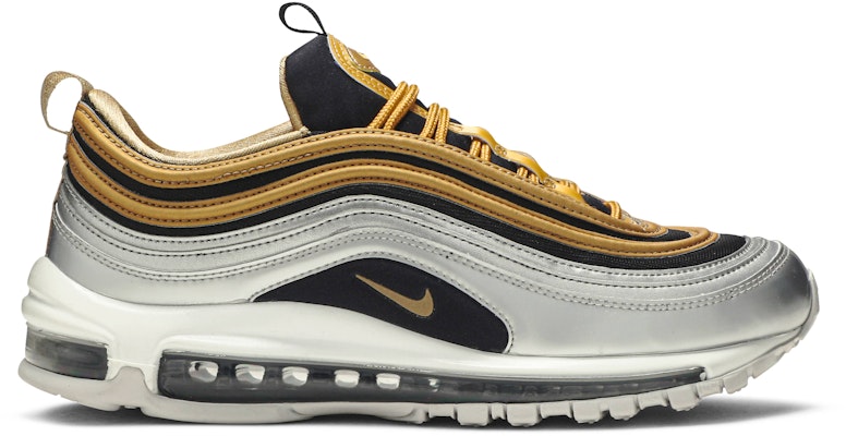 Gold and silver air max best sale 97
