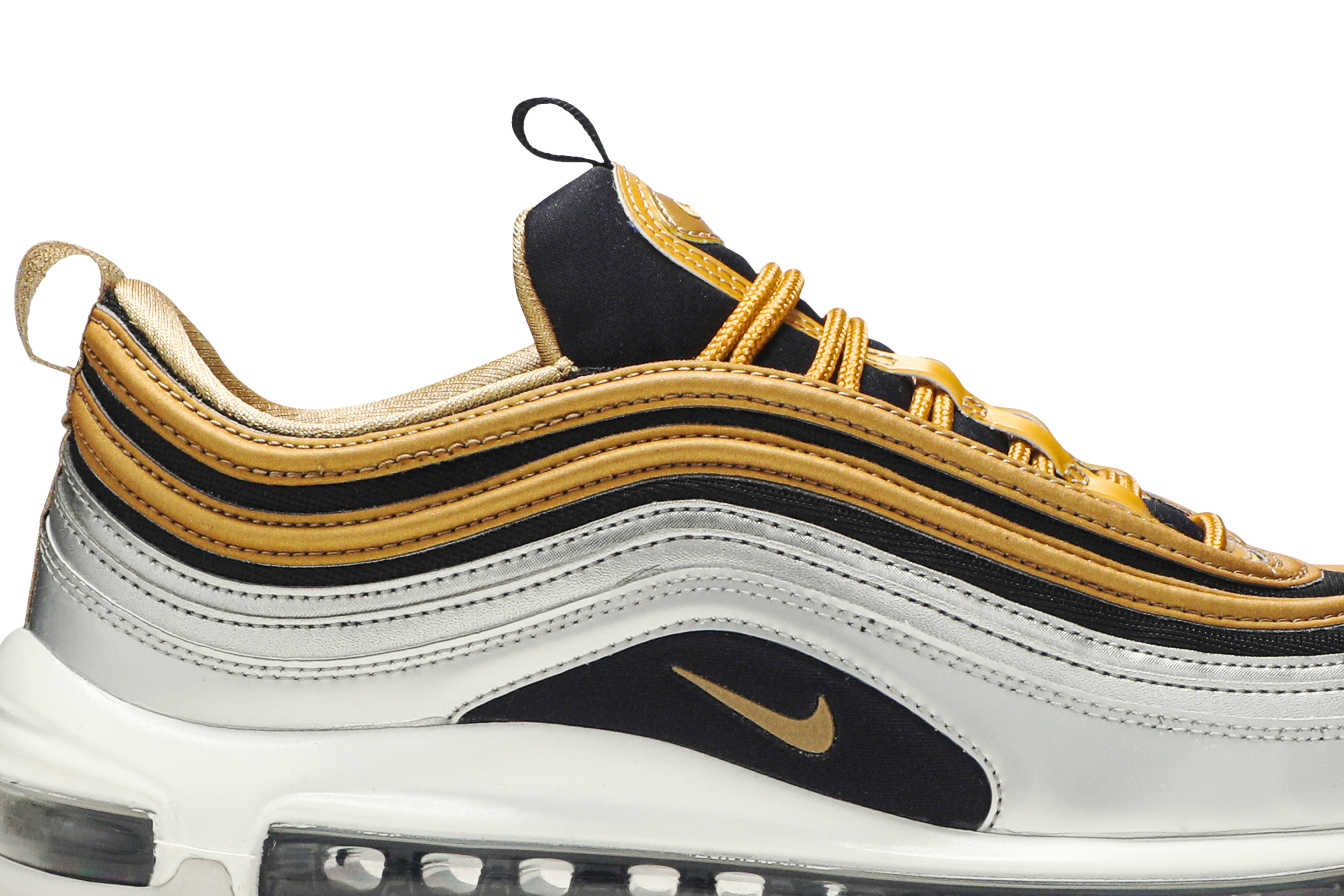 air max 97 metallic gold black