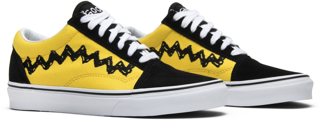 Vans peanuts deals yellow old skool