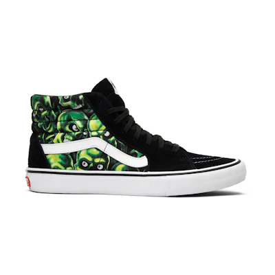 Supreme Vans Sk8-Hi 'Glow-In-The-Dark Skull Pile'