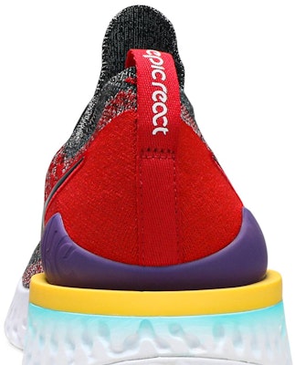 Nike epic react flyknit best sale femme rouge