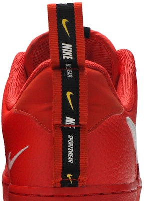 Nike Air Force 1 '07 LV8 Overbranding Team Orange Triple Red Utility  AJ7747-800
