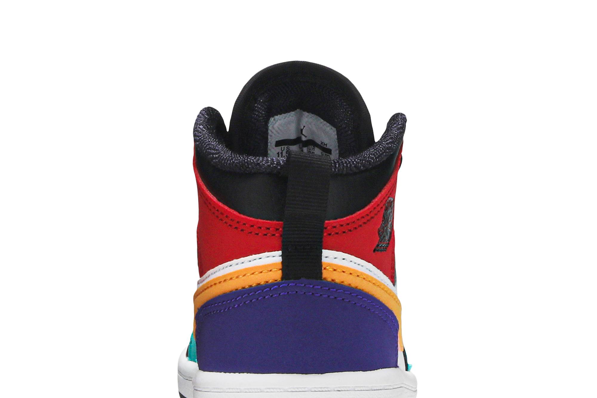 Sizing (PS) AJ1ミッド ブレッド マルチカラー 640734-125