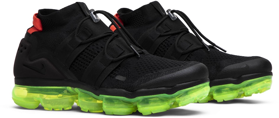 Nike Air VaporMax Utility Black Volt Bright Crimson AH6834 007