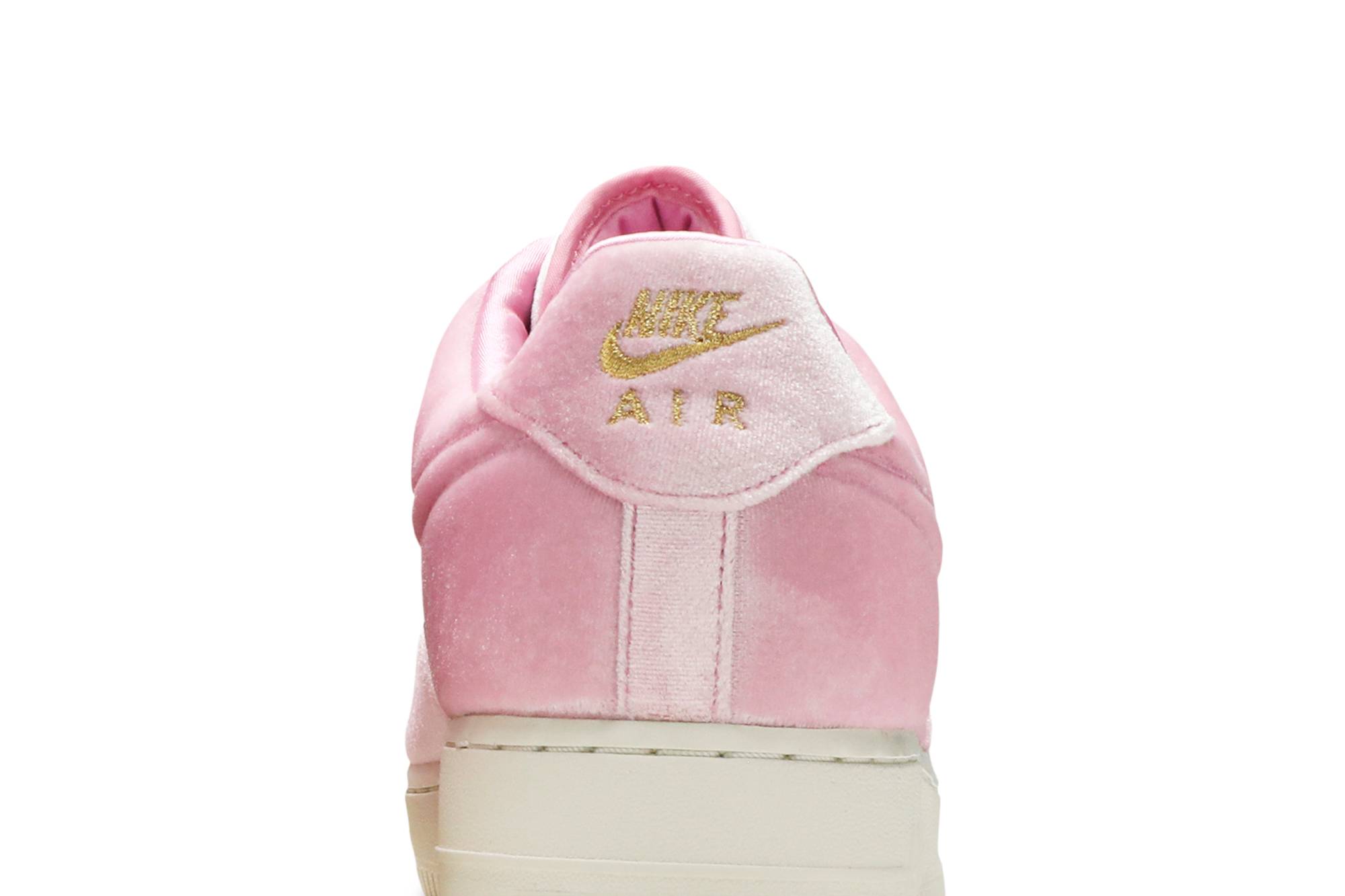 velour pink air force 1