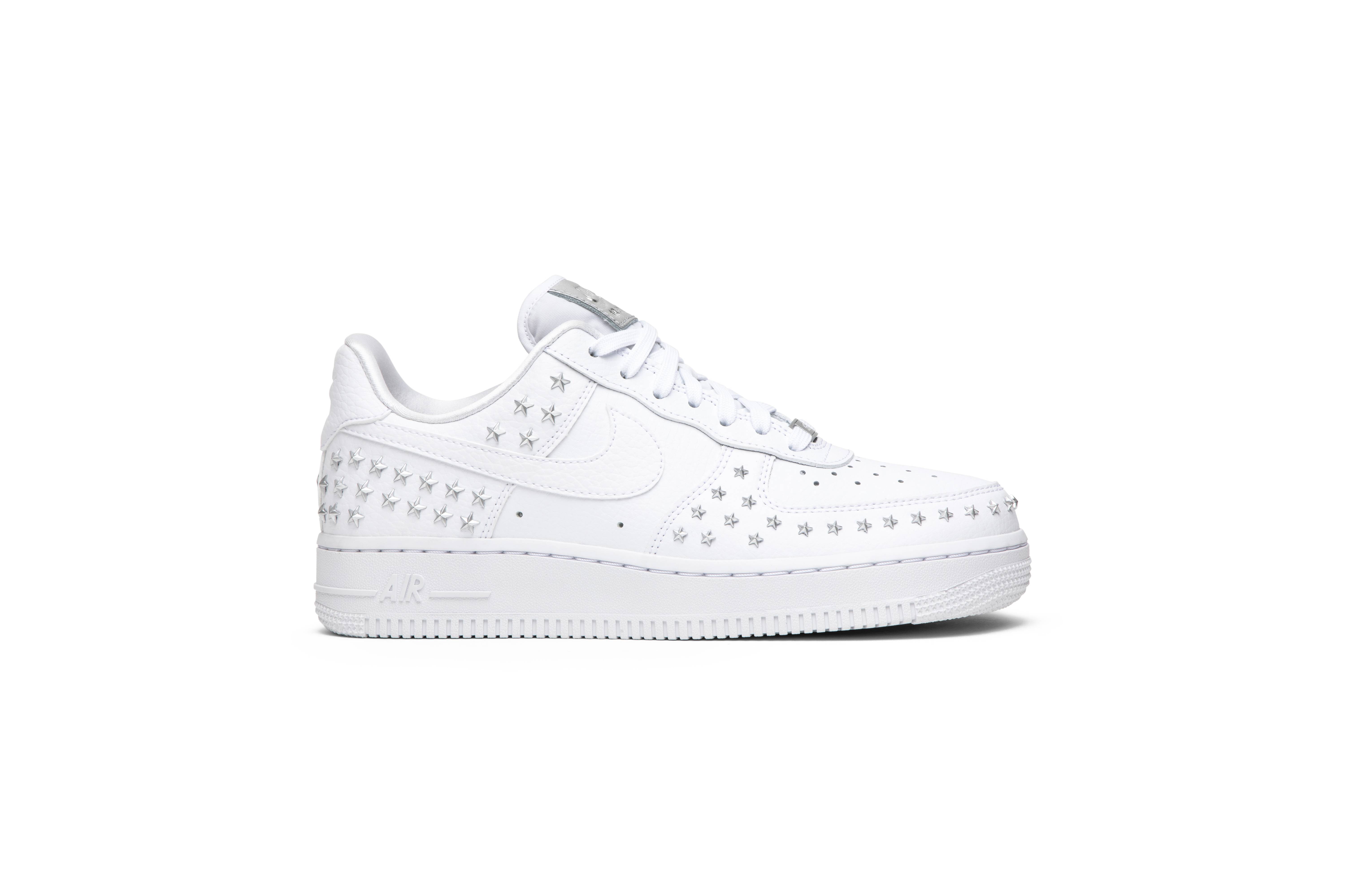 womens star studded air force 1