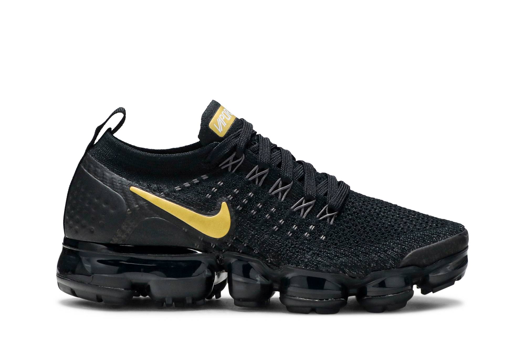 vapormax 2 black gold