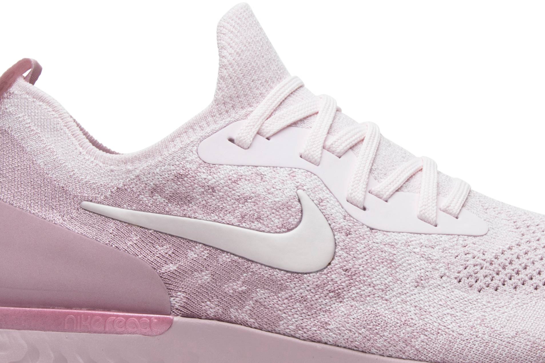 nike epic react flyknit pearl pink