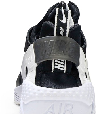Nike air huarache run zip black white Clearance
