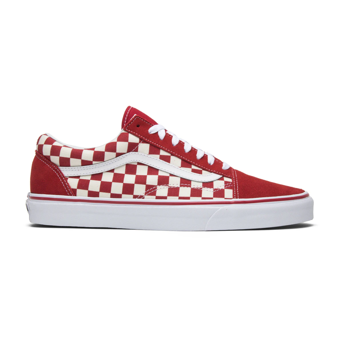 Low top vans red checkered hot sale