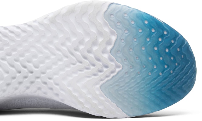 Nike Epic React Flyknit White Racer Blue Pink Blast AQ0067 101