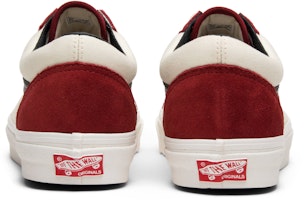 Vans OG Old Skool LX 'Red Dahlia' VN0A36C8N8T Details for Vans OG Old Skool LX 'Red Dahlia' VN0A36C8N8T