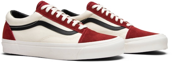 Vans OG Old Skool LX 'Red Dahlia' VN0A36C8N8T Cheap Vans OG Old Skool LX 'Red Dahlia' VN0A36C8N8T