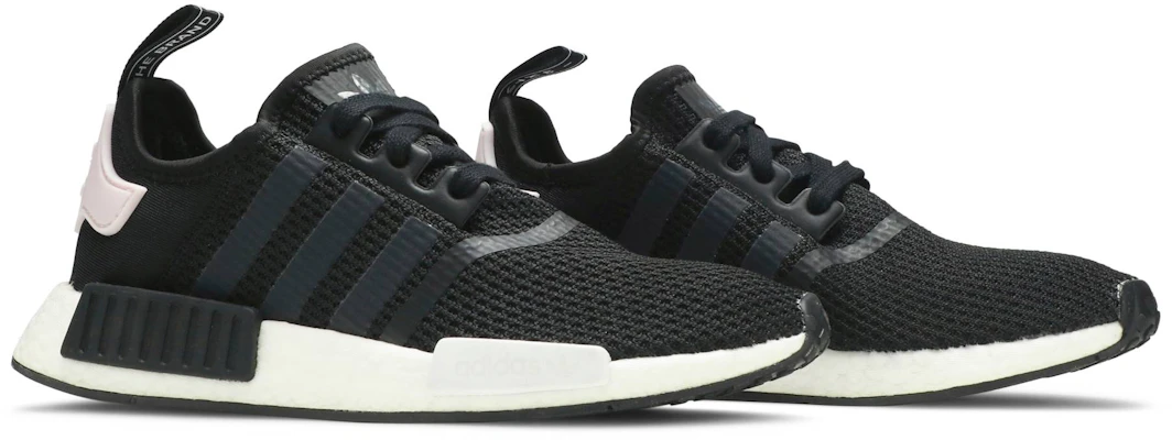 Women adidas NMD R1 Black Clear Pink B37649