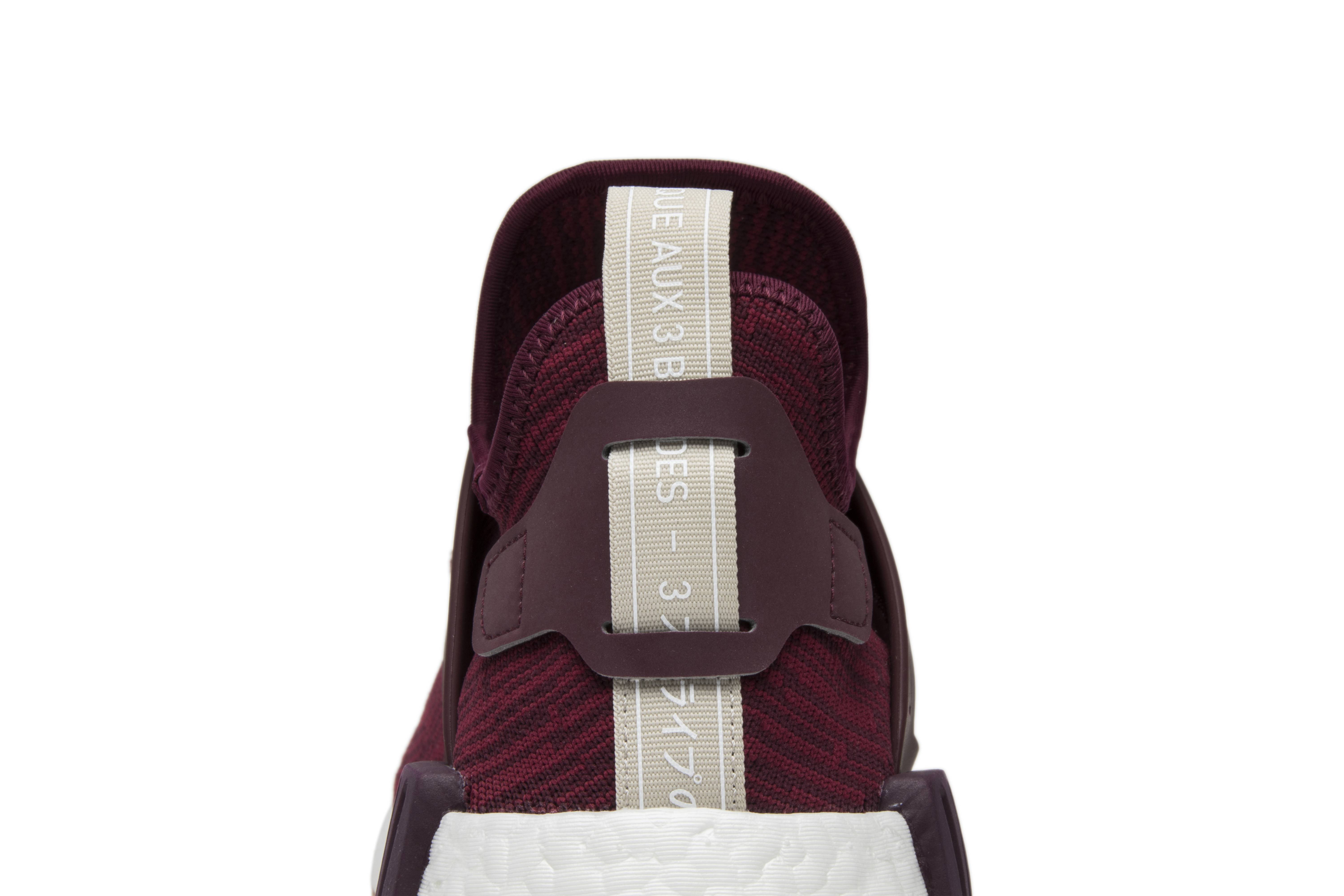 adidas nmd black and maroon