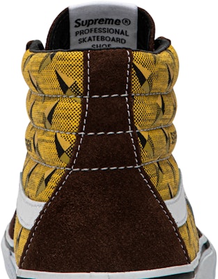 Supreme x Vans Sk8-Hi Pro 'Diamond Plate Brown Yellow' VN0A45JDTEE Sizing Supreme x Vans Sk8-Hi Pro 'Diamond Plate Brown Yellow' VN0A45JDTEE