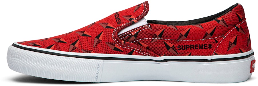 Supreme x Vans Classic Slip-On Pro 'Placa Diamante Roja' VN0A347VTEH Lookbook Supreme x Vans Classic Slip-On Pro 'Placa Diamante Roja' VN0A347VTEH