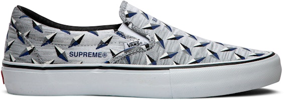 Supreme x Vans Classic Slip-On Pro 'Diamond Plate White' VN0A347VTEF Supreme x Vans Classic Slip-On Pro 'Diamond Plate White' VN0A347VTEF