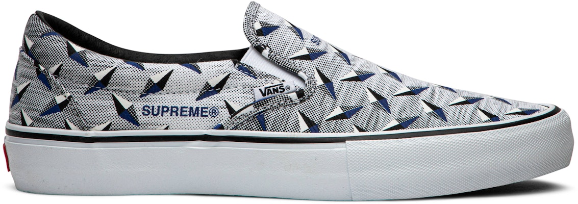 Supreme x Vans Classic Slip-On Pro 'Diamond Plate White' VN0A347VTEF Buy Supreme x Vans Classic Slip-On Pro 'Diamond Plate White' VN0A347VTEF