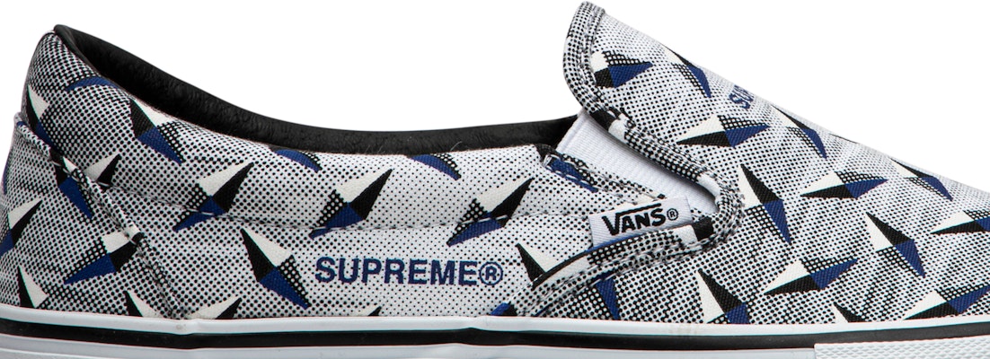 Supreme vans diamond plate 2025 slip on