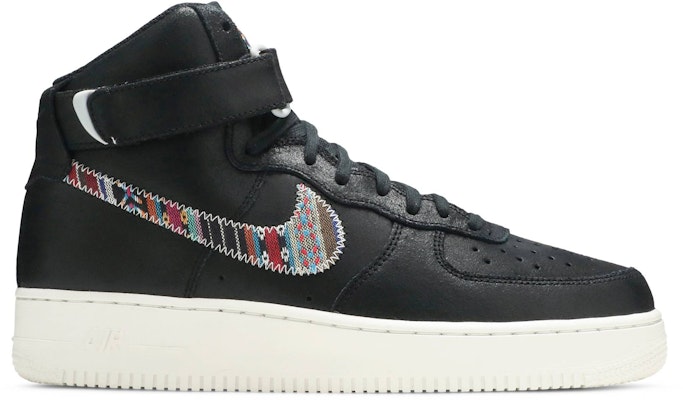 Nike air force 1 2025 high lv8 black white