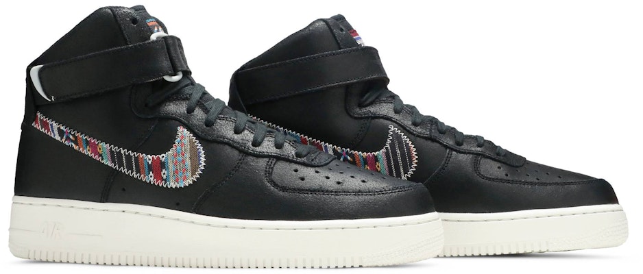 Nike air force 1 2025 high lv8 black and white