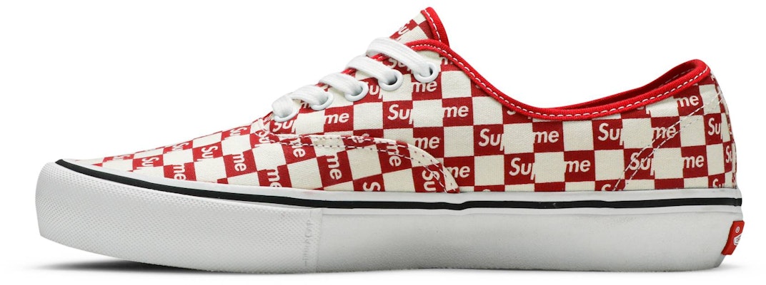 Supreme x Vans Authentic Pro 'Checkered Red' VN000Q0DJLY Lookbook Supreme x Vans Authentic Pro 'Checkered Red' VN000Q0DJLY