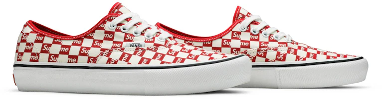 Cheap Supreme x Vans Authentic Pro ''Rouge à Carreaux'' VN000Q0DJLY