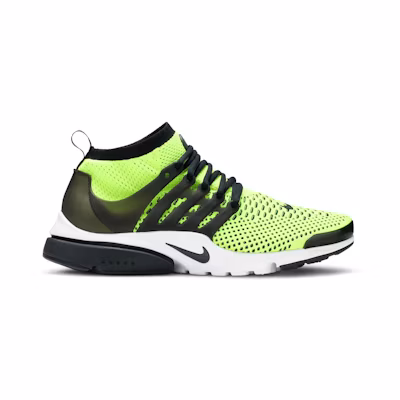 Nike Air Presto Flyknit Ultra Volt Black White