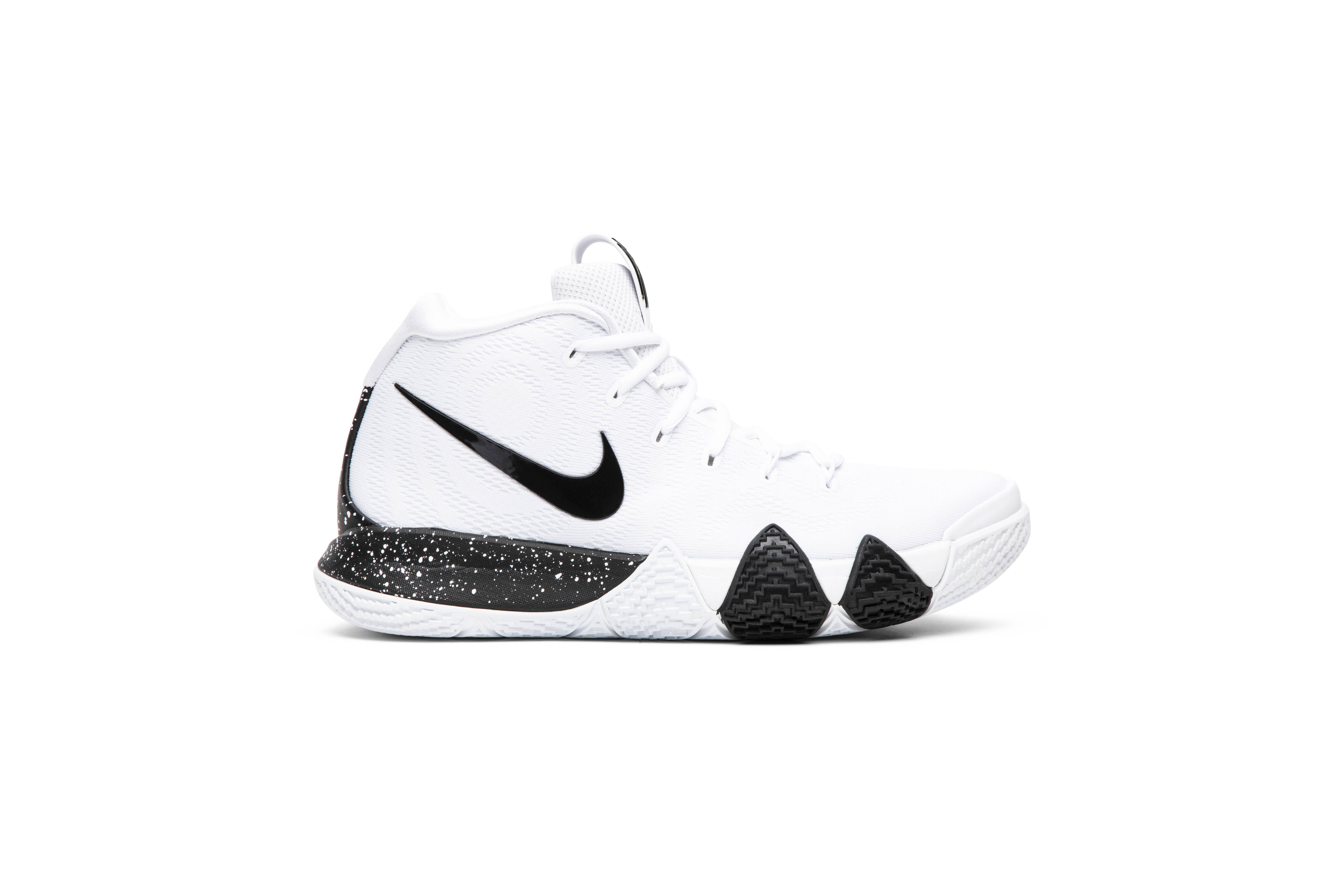 kyrie 4s white