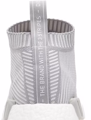 Adidas nmd city sock white grey best sale