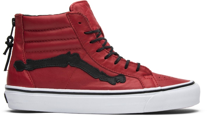 Blends x Vans Vault Sk8-Hi Zip LX 'Bones - 辣椒紅' VN-0ZSJG3S Buy Blends x Vans Vault Sk8-Hi Zip LX 'Bones - 辣椒紅' VN-0ZSJG3S