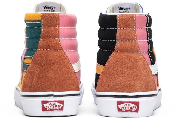 Vans SK8-Hi 'Patchwork' VN0A38GEVMF - Kasut Klasik Berwarna-warni Details for Vans SK8-Hi 'Patchwork' VN0A38GEVMF - Kasut Klasik Berwarna-warni