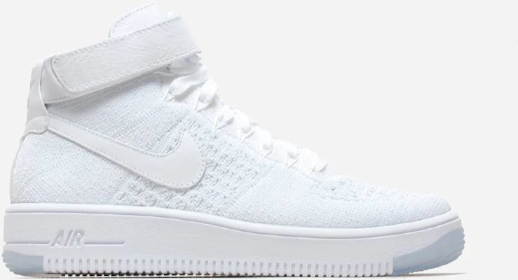(W) Nike Air Force 1 Flyknit Triple Wit 818018-100 Lookbook (W) Nike Air Force 1 Flyknit Triple Wit 818018-100