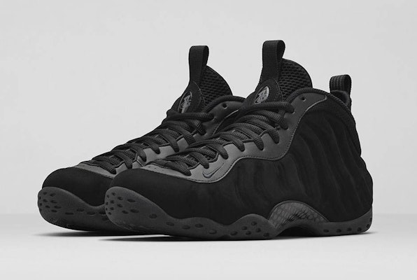 All black 2025 suede foamposites