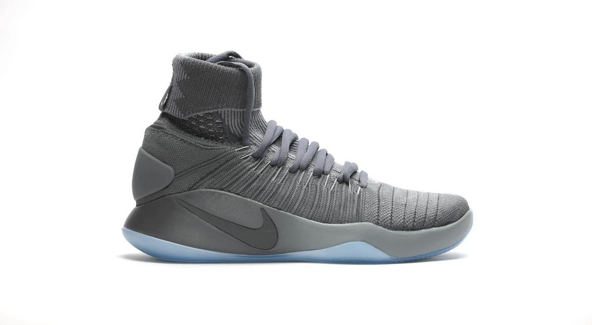 Grey Hyperdunks Nike Hyperdunk 2016 Flyknit Dark Grey - 843390-002 - Novelship