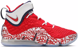 Nike LeBron 17 'LeBron 4 Red Graffiti' CT6047-600/CT6052-600 Nike LeBron 17 'LeBron 4 Red Graffiti' CT6047-600/CT6052-600
