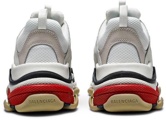 Buy Balenciaga Triple S Sneaker 'White Black Red' - 533882 W09E1