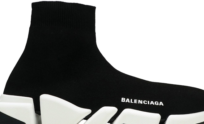 Balenciaga Speed 2 Trainer Knit 'Black White' 617239 W1702 1015 Order Balenciaga Speed 2 Trainer Knit 'Black White' 617239 W1702 1015