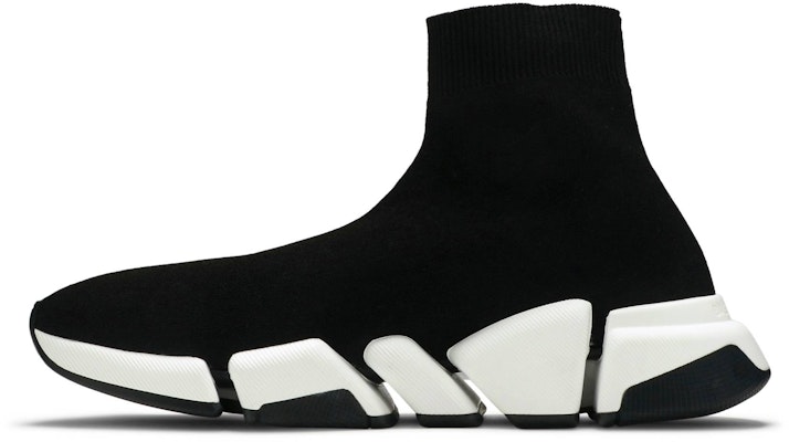 Balenciaga Speed Sock Knit Trainers - Black - SGN Clothing