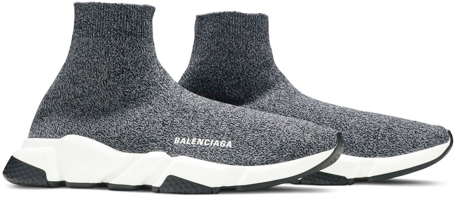 Balenciaga Speed Trainer 'Kelabu Putih Hitam' 587286 W15A1 1020 Cheap Balenciaga Speed Trainer 'Kelabu Putih Hitam' 587286 W15A1 1020
